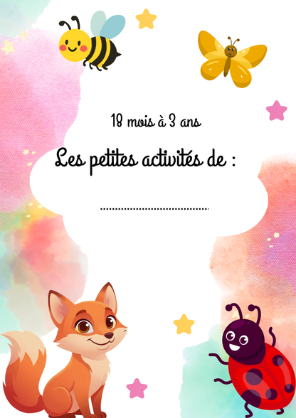 Livret d'activité physique 18 mois-3 ans